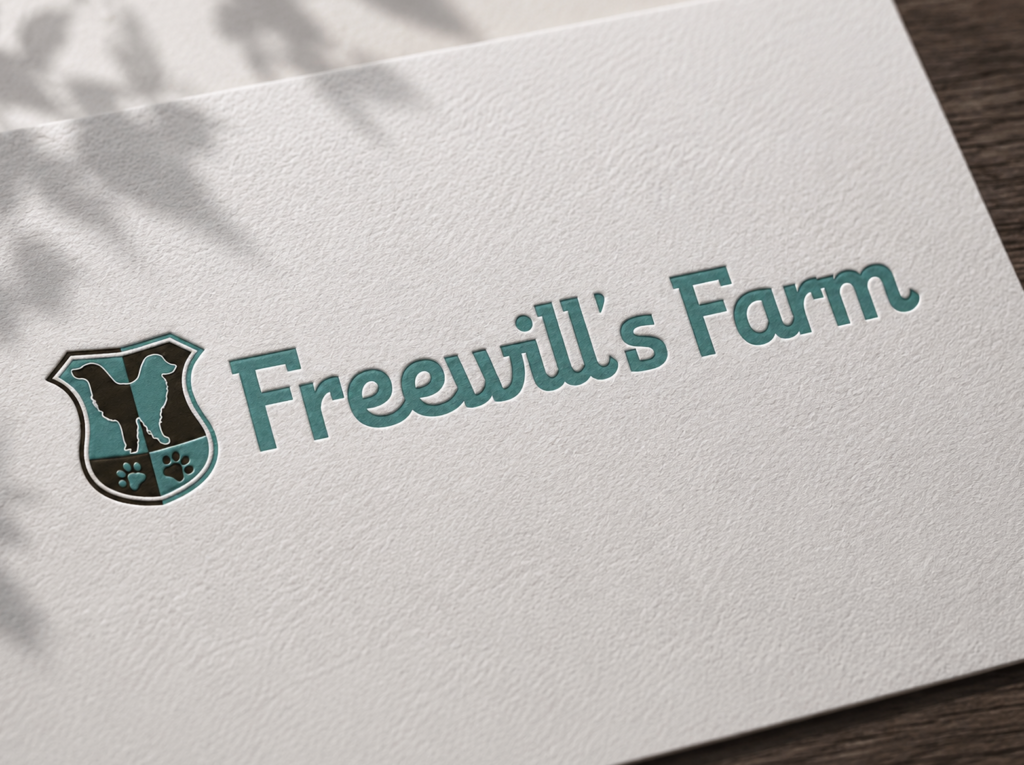 logo ontwerp freewills farm